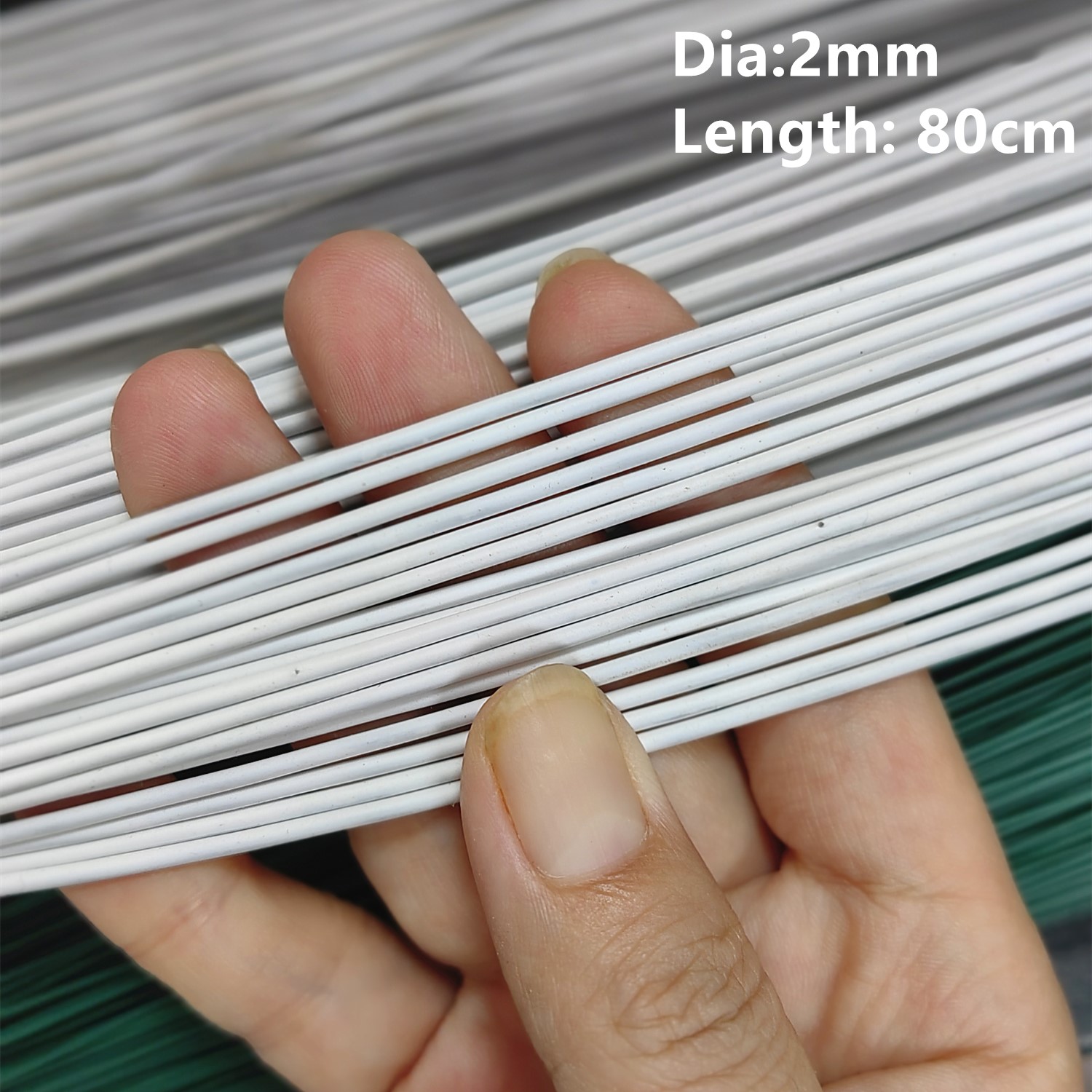 Wire Stem Florist - 2 # 2 มม./1.2 มม.30pcs 80