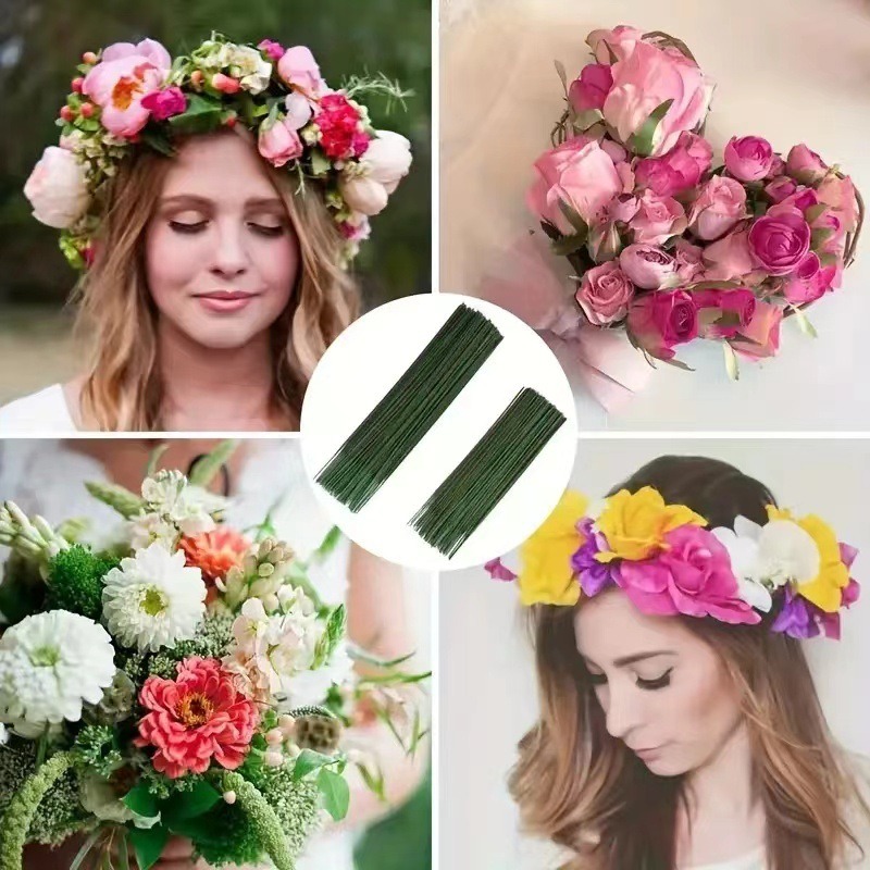 100 ชิ้นดอกไม้ Stem, ประดิษฐ์ด - Wire Stem Florist บทวิจารณ์และราคา
