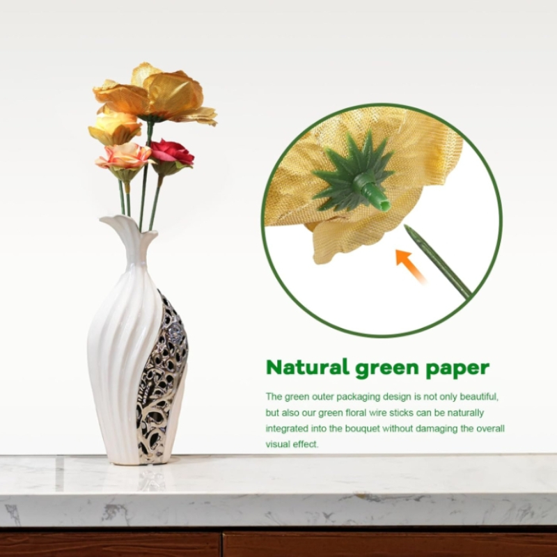 100 ชิ้นดอกไม้ Stem, ประดิษฐ์ด - Wire Stem Florist บทวิจารณ์และราคา