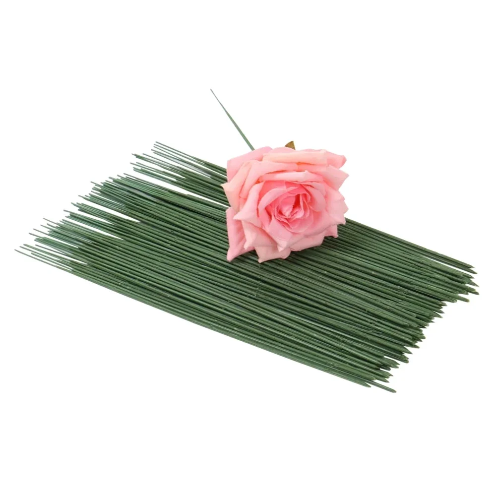 100PCS ประดิษฐ์ Potted Stem พล - Wire Stem Florist บทวิจารณ์และราคา